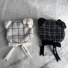 USJ キティ ツイード 帽子 ベレー帽 ユニバ