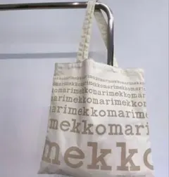 マリメッコエコバッグ　トートバッグmarimekkoベージュ