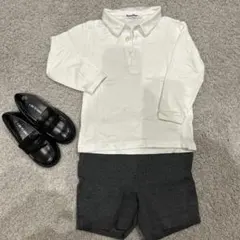 美品　ファミリア familiar 男の子 フォーマル 3点セット 100cm