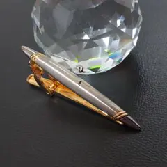 旦*リ様 イヴサンローラン　イブサンローラン　ネクタイピン　ガンメタ×シルバー×