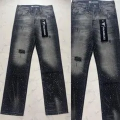 新品未使用】valabasas ラインストーンブラックフレア 29 バラバサス
