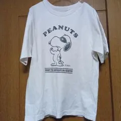 価格変更ユニクロ　PEANUTS Snoopy Tシャツ白【S】コットン100%
