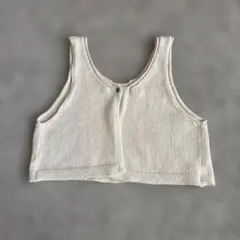 スタディオクリップ　studioCLIP ニットベスト　ビスチェ　ジレ