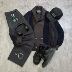 c-boy style (vol.1325)シティーボーイ 総柄ニット c-boy style (vol.1325)シティーボーイ 総柄ニット メンズ