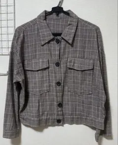 チェック ジャケット
