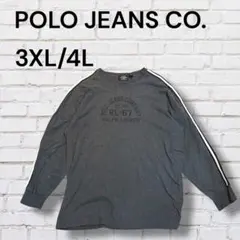 ポロジーンズカンパニー　メンズ　3XL 4L相当　長袖Tシャツ　大きい　ビッグ