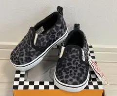 【新品】VANS レオパード柄 スリッポンシューズ 14.0cm