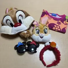 チップとデール・エルモ・ミッキーのキャラクターグッズセット