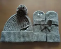 UNIQLO　ANYA HINDMARCH ニット帽＆ニット手袋