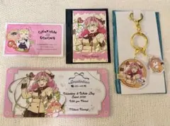 鬼滅の刃 招待状風チケットカード アクリルチャーム チョコ風カード 甘露寺蜜璃