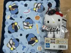 タイトーくじC賞　侍ジャパン サンリオ キティー ハンドタオル