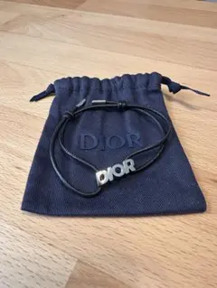 Dior ディオール レザー コード ブレスレット ブラスレ イタリックのサムネイル