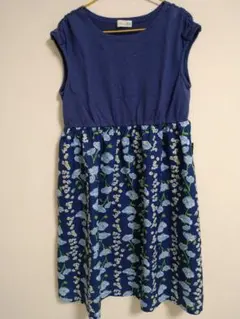 ニットプランナー　 花柄 ワンピース　130