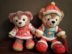 ダッフィー＆シェリーメイ ぬいぐるみ 香港ディズニー限定