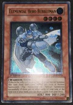 E HEROバブルマン北米版レリーフ 遊戯王 英語 レリーフ E・HERO バブルマン - メルカリ