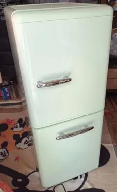 レトロ冷蔵庫ミントグリーン - メルカリ