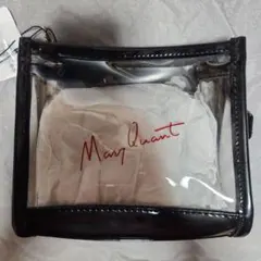 【新品未使用】MARY QUANT クリアポーチ 花柄