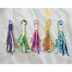 パラコード　チャーム　イエロー　単品