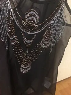 MURUA ビジュー tops 白 黒 在庫あります