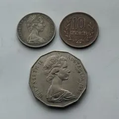 ニュージーランド 2ドル 1990年 ニュージーランド1ドル1990年 コイン