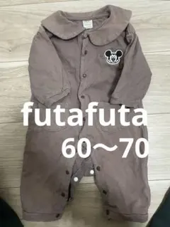futafuta ベビー服 ミッキー ロンパース カバーオール