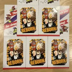 【新品】 REBORN ジャンプショップ　ミニブロマイド 5枚セット　沢田綱吉