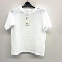 新品未使用タグ付き！オペーククリップ白のトップスのサムネイル