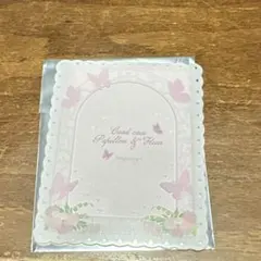 フクヤ apicolle 硬質カードケースくじ C パピヨン＆フルール ブラック