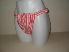 685　ストライプ　赤　ふんどしパンツ　ふんどしショーツ　フンティ　ふんパン