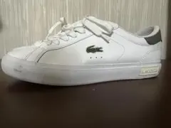 LACOSTE ホワイトスニーカー　パワーコートPOWERCOURT25.5㌢のサムネイル