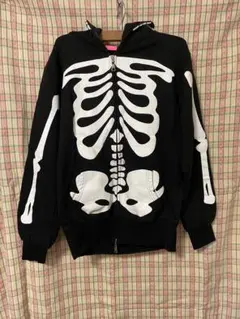 00s skull leopard hoodie Y2K お兄系 平成初期 - メルカリ