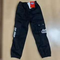 ANAP Kids カーゴパンツ ブラック　130㎝　ダンスのサムネイル