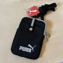 【新品】PUMA 黒 ショルダーバッグ スマホ入れ サコッシュ ポシェット 小型のサムネイル
