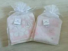 HANAÉ MORI タオルハンカチ 2枚セット プレゼント用