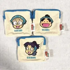 忍たま乱太郎　スクエアポーチ　乱太郎　きり丸　しんべヱ