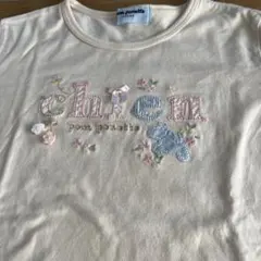 pom ponette jeans 刺繍 Tシャツのサムネイル