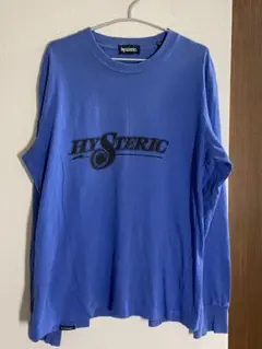 激レア 90s hysteric ロンT ブルー グランジ Y2K