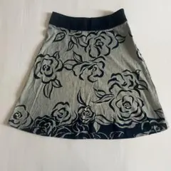 パラスパレス Pal'las Palace 薔薇柄 コットン フレアスカート Mのサムネイル