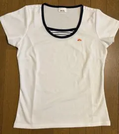 [新品未使用]ellesse テニスウェア 半袖 Tシャツ ホワイトのサムネイル