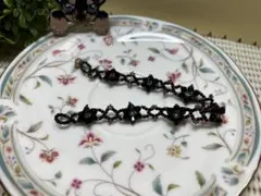 現品限り！ハンドメイド ビーズブレスレット ブラック