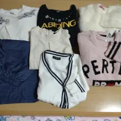 160　М　女児　セットアップ　トレーナー　ニットなど６点