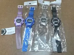 デジタル腕時計　プライズ品　4つ　説明書付き