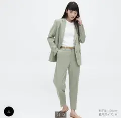 【UNIQLO】リラックステーラードジャケット&タックワイドパンツ(別売り可)