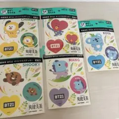 【匿名配送】BT21 ステッカー 5枚セット 【新品未開封】