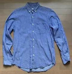 USA製 Steven alan ボタンダウンシャツXS 大きめ ストライプ