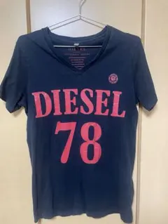 DIESEL VネックT半袖シャツ