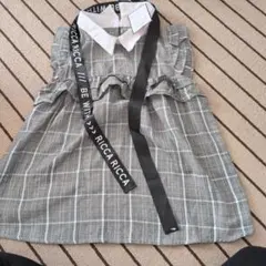 新品 RICCA RICCA チェック柄 ワンピース 150cm