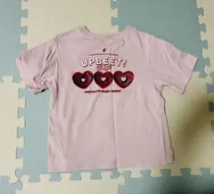 mirror bae. ドーナツ柄Tシャツ ピンク