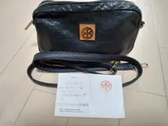 TORY BURCH☆トリーバーチ　ショルダーバック　ブラックレザー