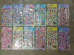 立体エンボス加工ステッカー